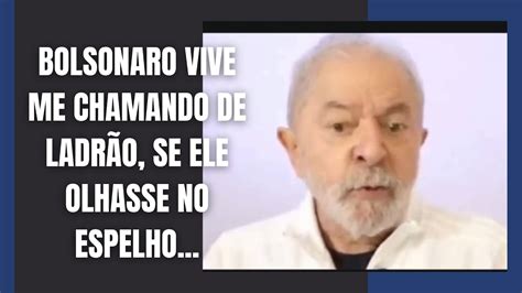 Lula após acusação da cunhada de Bolsonaro Vive me chamando de Ladrão