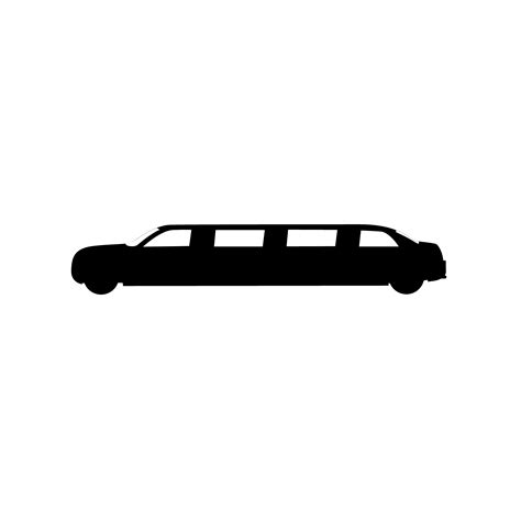 Icon Of Limousine Vector ~ Illustrations ~ Creative Market