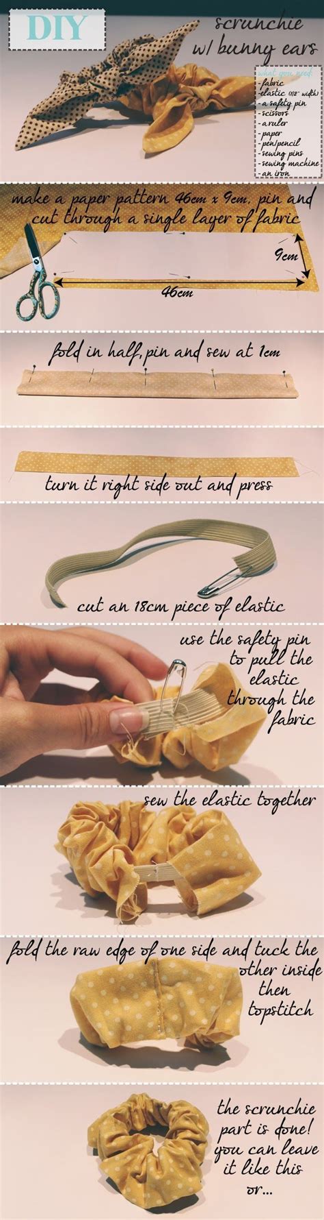 They are made from exceptionally high quality fabrics, and often custom designed by me and. Printable Bunny Ear Scrunchie Pattern / Amazon.com : 12 ...