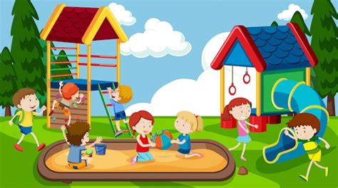 3076 Kids Playing Outside Clipart Images Stock Photos And Vectors