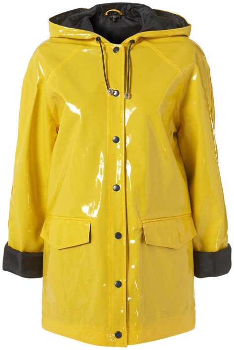 Yellow Vinyl Raincoat Mac Raincoat Vinyl Raincoat Plastic Raincoat