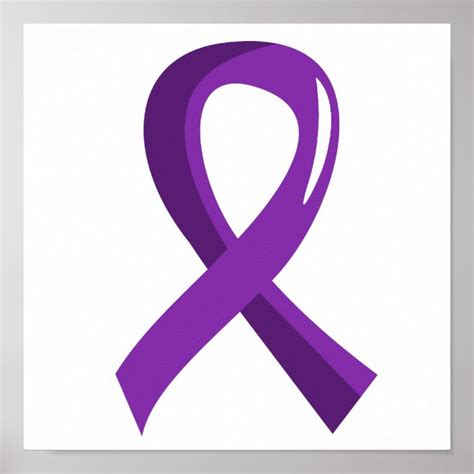 Lupus Purple Ribbon 3 Poster