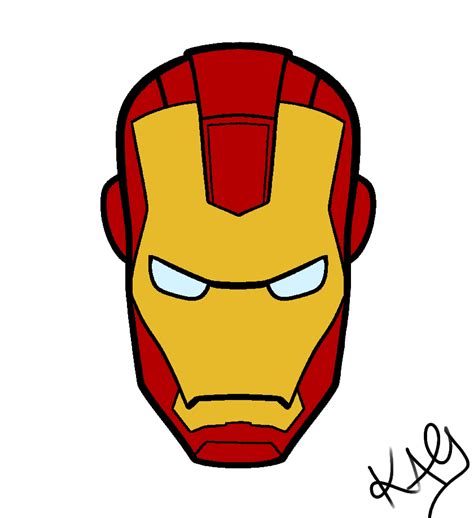 Iron Man Face Coloring Page 121 Dxf Include