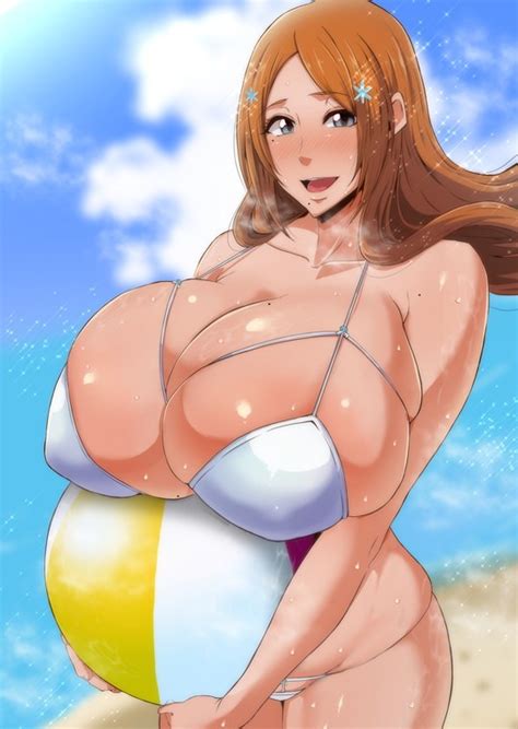 Rule 34 Areolae Beach Beach Ball Bikini Bleach Breasts Breasts Bigger