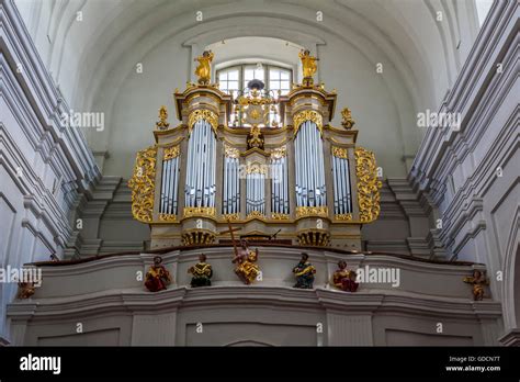 Janow Podlaski Baroque Church Organs Poland Podlasie Europe Stock