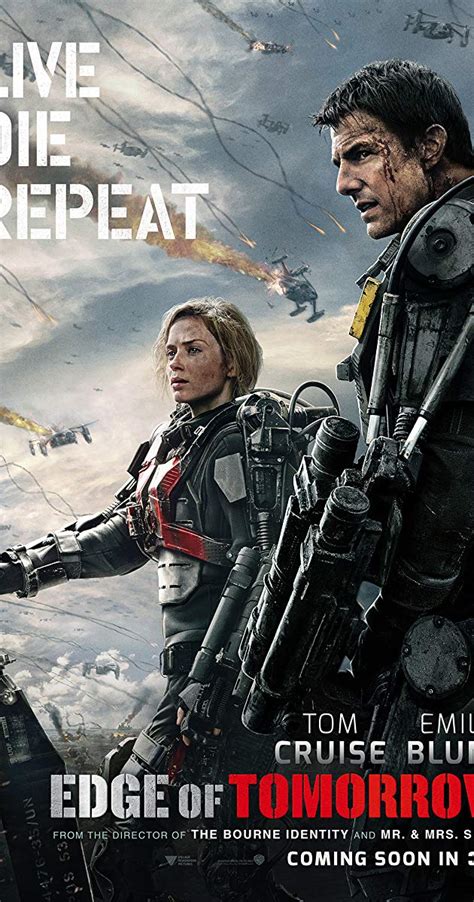 There are no discussions for the tomorrow war. Edge of Tomorrow (2014) - IMDb