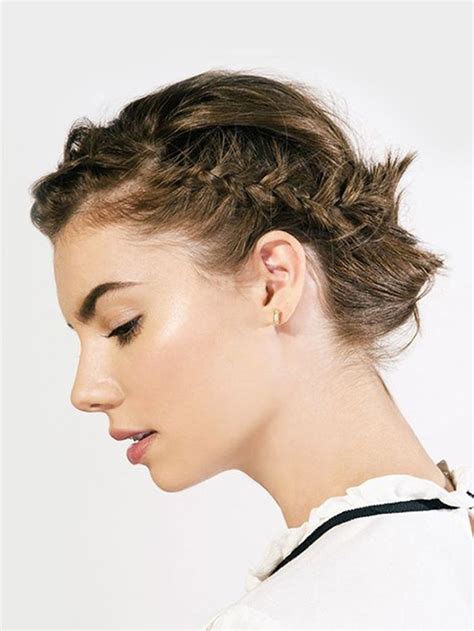 Take a small section in the middle of your hair and braid it in a dutch braid to the front. 73 Stunning Braids For Short Hair That You Will Love