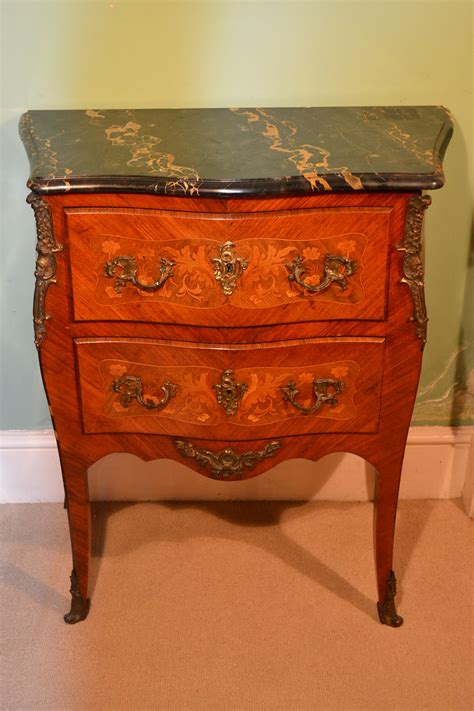 Antique French Commode Chest Marble c.1900