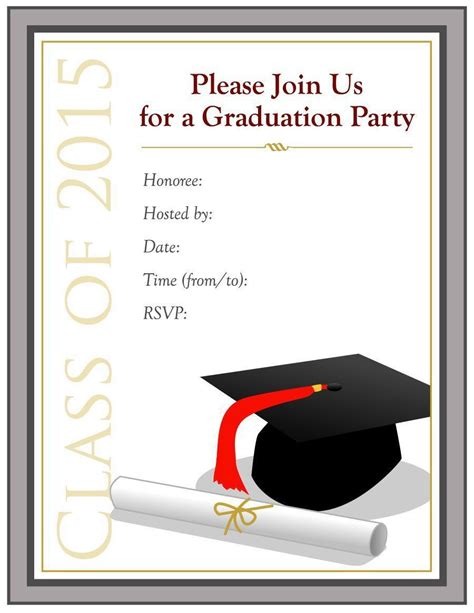 Joint graduation invitation from joint graduation party invitation wording party invitations for your celebration one of the most important aspects of the party planning process is the invitation! Free Graduation Party Invitation Templates ~ Addictionary