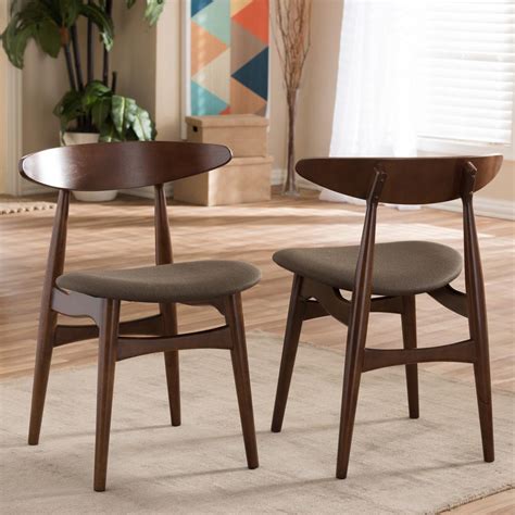 Find a variety of styles, options and colors for sale. Baxton Studio Flamingo Dark Brown Fabric Upholstered ...