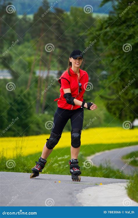 Rollerblades For Girls Stock Photo Image Of Extreme Vacations 7883066