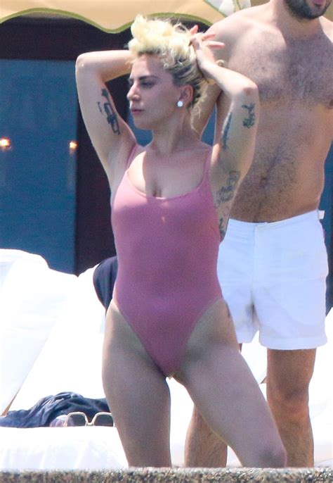 Lady Gaga Wearing Swimsuit In Mexico After Breakup July Popsugar Celebrity Photo