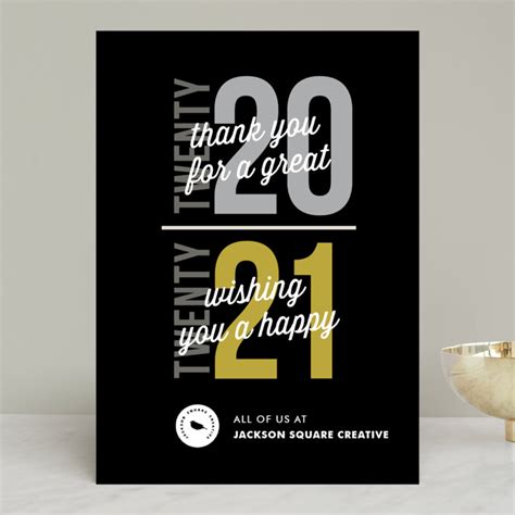 Old New Year Business Holiday Cards By Snow And Ivy Minted