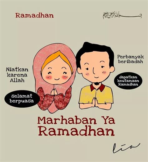 25 Info Top Gambar Kartun Menyambut Bulan Ramadhan