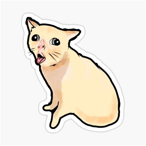 Coughing Cat Meme Sticker By Bizkitbones Ubicaciondep