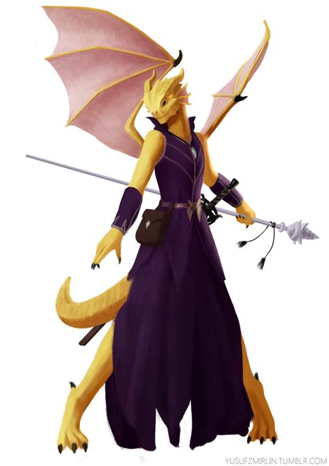 My Painting Of A Dragonborn Sorceress Dungeons And Dragons Characters Female Dragonborn