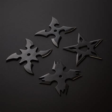 Ninja Throwing Stars Set Str Bl03 Evermade Traders Touch Of Modern