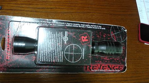 Redfield Revenge Crossbow Scope 2 7x34mm Abs Crossbow Reticle Brand