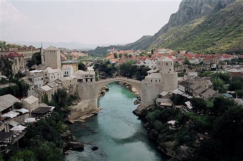 Stari Most Bridge In Mostar Bosnia Tourist Spots
