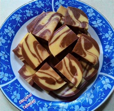 Resepi Puding Marble Coklat Susu Meletop By Zaujatul Fahmier