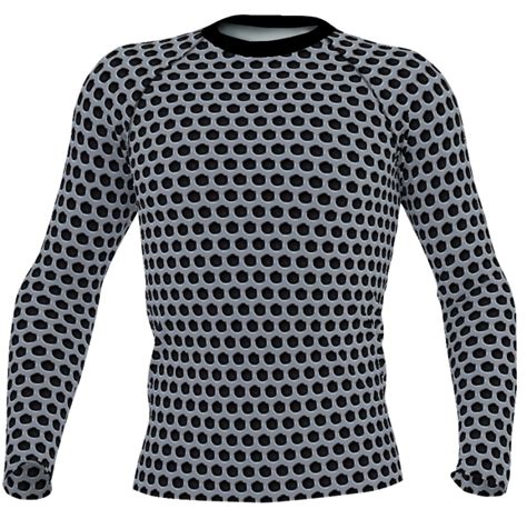 Metal Grill Long Sleeve Mens Rash Guard Sporty Chimp Legging Workout Gear And More