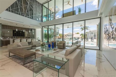 North Miami Beach Ultra Modern Waterfront Home Lists For 49 Million