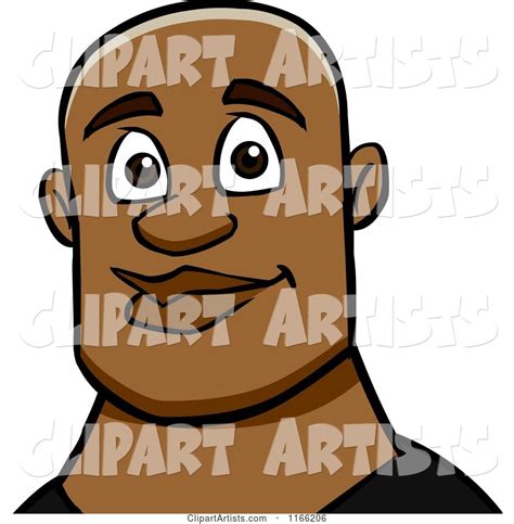 Bald Black Boy Cartoon