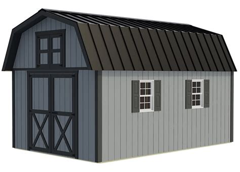 Woodville 10x12 Wood Outdoor Storage Shed Kit