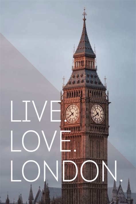 Poster London Love Live Simple Design Template 78765