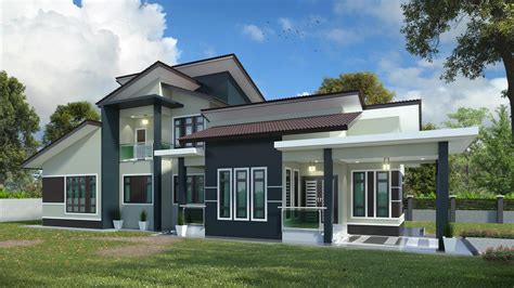 Single Storey Bungalow House Design Malaysia Interior Design O