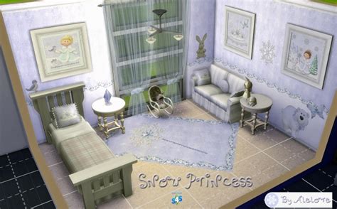 Snow Princess Deco Set At Alelore Sims Blog Sims 4 Updates