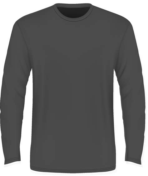 Long Sleeve T Shirt Template Png Long Sleeved T Shirt Clipart Large