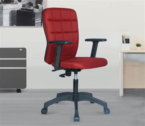 Buy Maroon Elements Executive Office Chair Online In India At Best