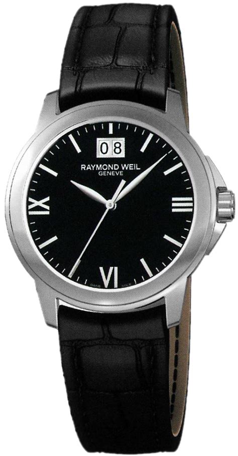 St Raymond Weil Tradition Black Dial Mens Watch