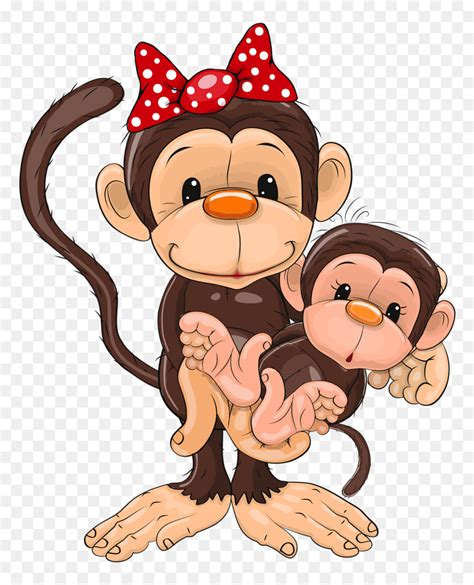 Clip Art Of The Baby Monkey Free Image Download Clip Art Library