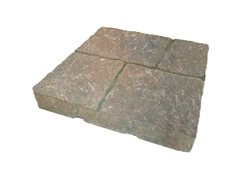 Four Cobble 16 In L X 16 In W X 2 In H Patio Stone In 2021