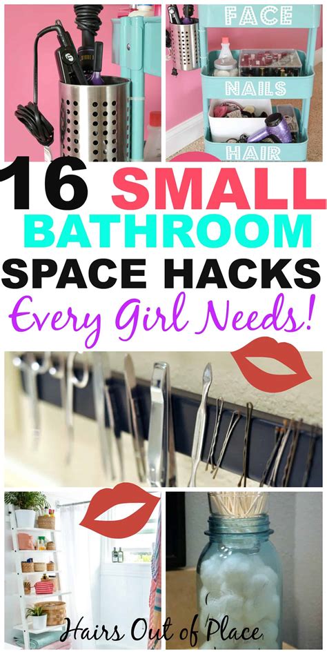 16 bathroom hacks and best bathroom storage ideas for small spaces