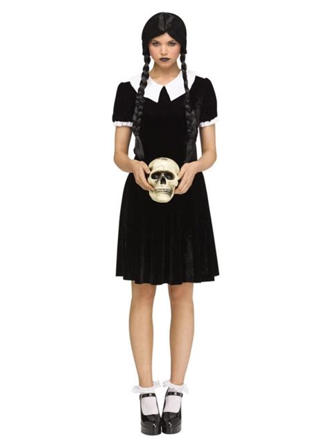 Incarnez Mercredi Addams Avec Cette Robe Gothique Pour Halloween Déguiz Fêtes