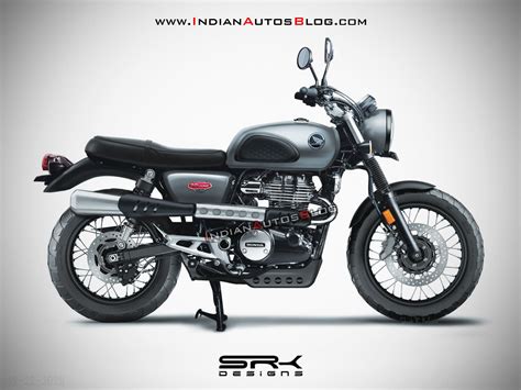 Honda Hness Cb350 Digitally Reimagined As A Scrambler Motorcycle