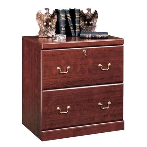 2 Drawer Lateral Wood File Cabinet In Classic Cherry 102702