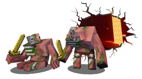 Minecraft Papercraft Mutant Zombie Pigman