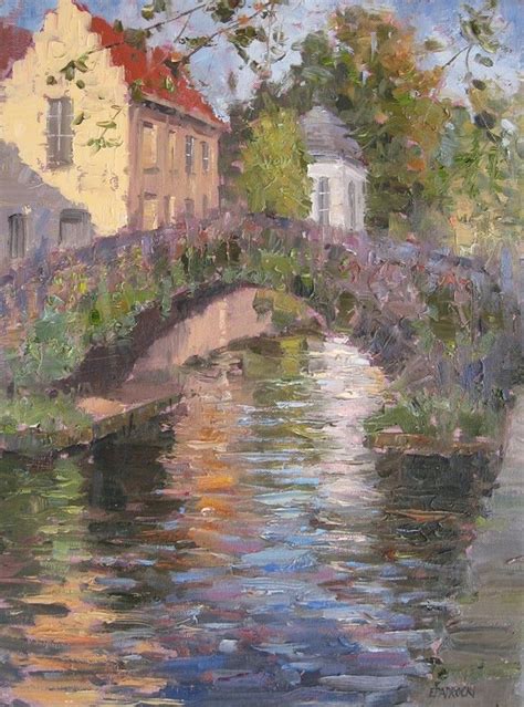 Historic Bridge Bruges Artist Eugene J Paprocki Dreamy Art