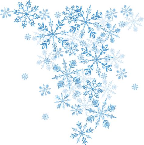 Winter Snowflakes Png Snowflake Winter Snow Blue Christmas Snow