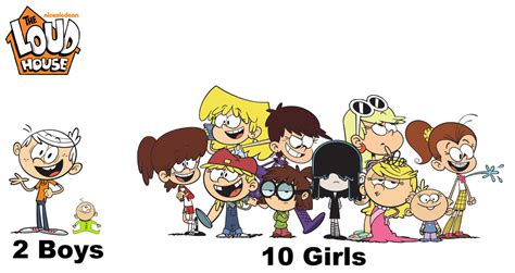 The Loud House 2 Boys And 10 Girls By Brianramos97 On Deviantart