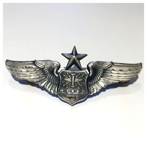 Wings Badge 3 Of Senior Navigator Usaf Vintage Badges 44