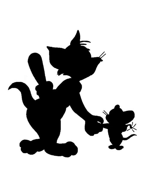 Free Printable Tom And Jerry Stencils And Templates