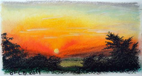Landscape Pastel Sunset Design