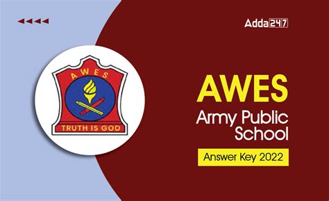 Awes Army Public School Answer Key 2022 Prt Tgt And Pgt