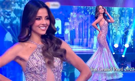 Luciana Fuster Deslumbró En Vestido De Gala En El Miss Grand Perú 2023 América Televisión