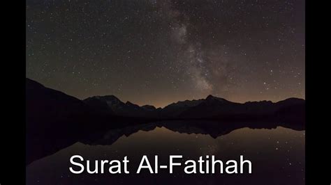 Surat Al Fatihah Youtube